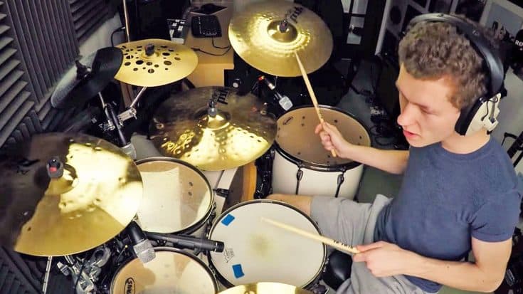 17-Year-Old Scottish Drummer’s Pounding ‘Free Bird’ Solo Will Leave You Awestruck | Country Music Videos