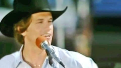 Footage Resurfaces Of Young George Strait Singing Debut Single On A Boat | Country Music Videos