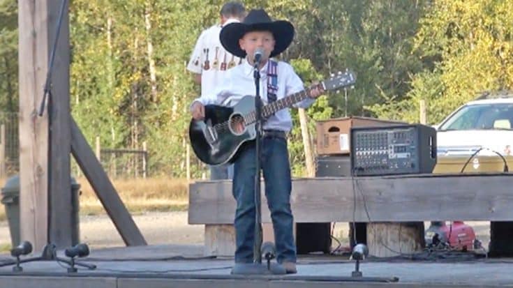 This Little Boy Wants To Be Just Like George Strait – So He’s Singing Every Chance He Gets | Country Music Videos