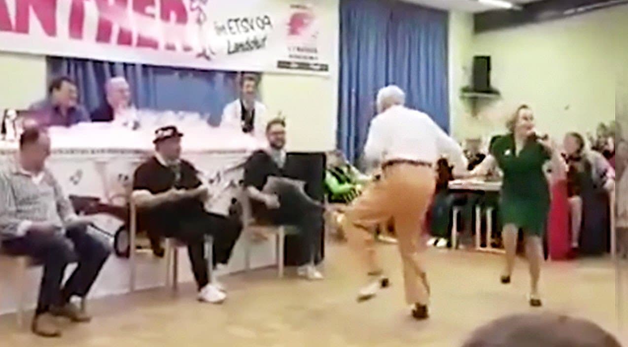 Elderly Couple Competes In Swing Dance Competition | Country Music Videos