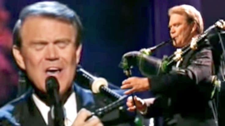 Glen Campbell Plays Bagpipe Solo In Middle Of Singing ‘Amazing Grace’ | Country Music Videos