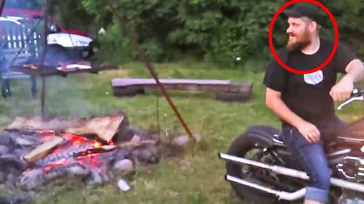 Country Folks Have Trouble Starting Bonfire, Now Watch The Guy On The Harley… | Country Music Videos
