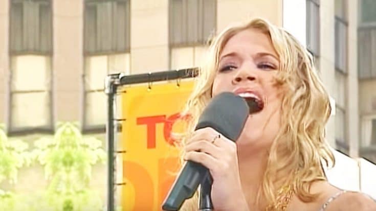 Carrie Underwood Performs ‘Independence Day’ On 2005 Episode Of ‘Today Show’ | Country Music Videos