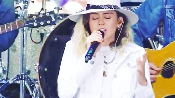 Miley Cyrus Debuts Sentimental New Song Written About Her Father | Country Music Videos