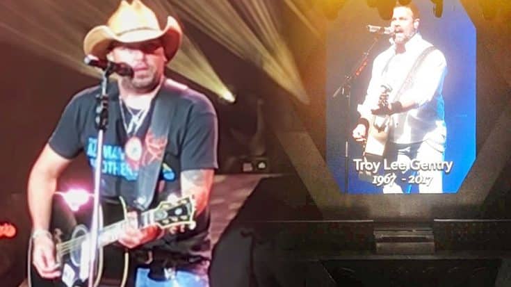 Jason Aldean Honors Troy Gentry With Cover Of Montgomery Gentry’s “Lonely And Gone” | Country Music Videos