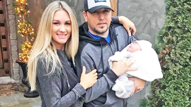 Shirtless Jason Aldean Snuggles Up With Newborn Son In New Photo | Country Music Videos