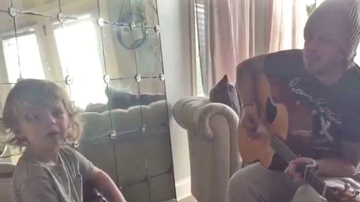Country Star Performs Sweet Duet With 3-Year-Old Son | Country Music Videos