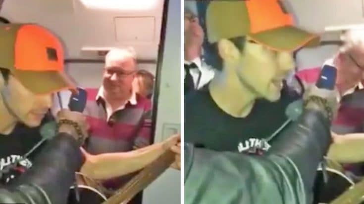 Passenger Breaks Out Into Tom Petty Classic Over Plane’s Speaker After Being Stranded For Hours | Country Music Videos