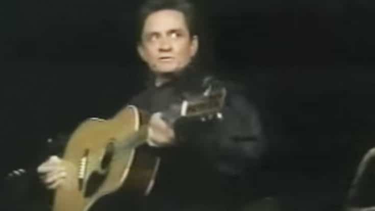 Johnny Cash Performs ‘Man In Black’ For The Very First Time | Country Music Videos
