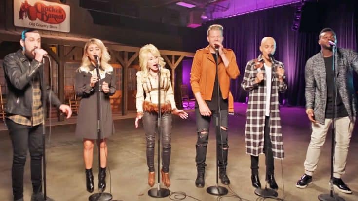 Dolly Parton Joins Pentatonix For An A Cappella Twist On ‘Jolene’ | Country Music Videos