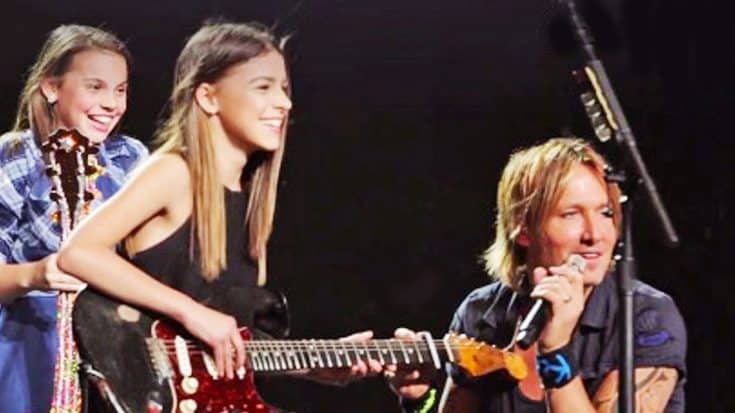Keith Urban Interrupts Concert To Give Talented 14-Year-Old Fan The Spotlight | Country Music Videos