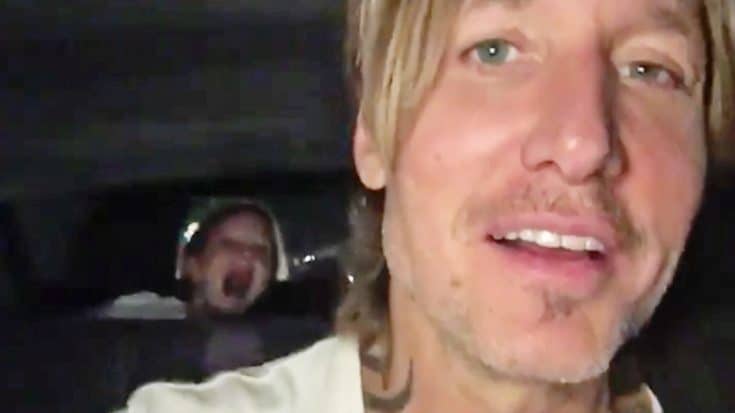 Keith Urban’s Daughter Adorably Photobombs Him In Selfie Video | Country Music Videos