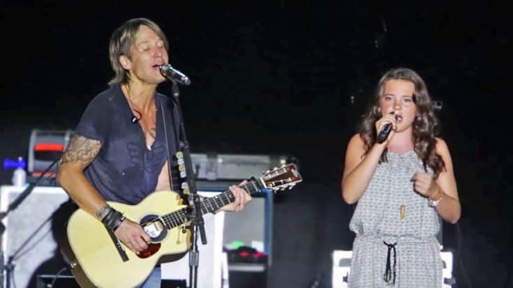 11-Year-Old Girl Joins Keith Urban On Stage And Completely Nails ‘Make You Feel My Love’ | Country Music Videos
