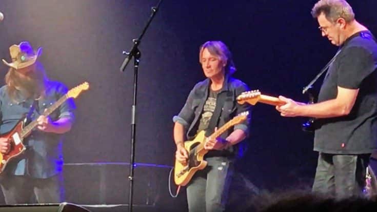 Keith Urban, Vince Gill, & Chris Stapleton Show Off Killer Guitar Skills In Epic Breakdown | Country Music Videos