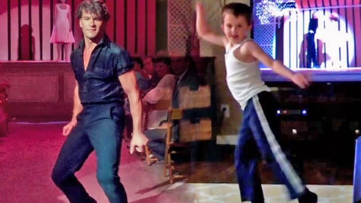 8-Year-Old Performs “Dirty Dancing” Final Scene In His Living Room | Country Music Videos