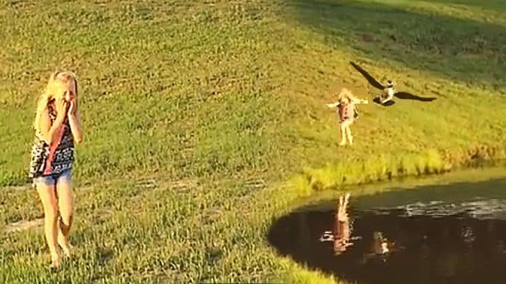 Little Girl Chases Goose, Hysterical Mayhem Ensues | Country Music Videos