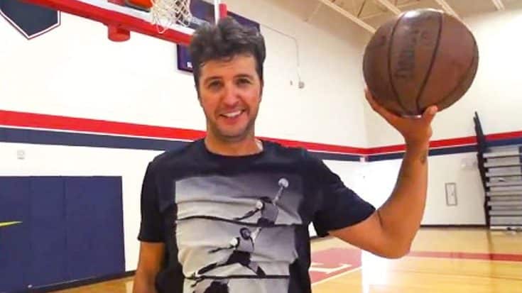 Luke Bryan Doesn’t Let A Bad Hair Day Stop Him From Shooting Hoops With Jimmy Butler | Country Music Videos