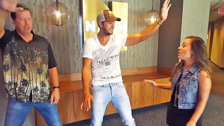 Luke Bryan Hilariously Tries A New Dance Fad | Country Music Videos