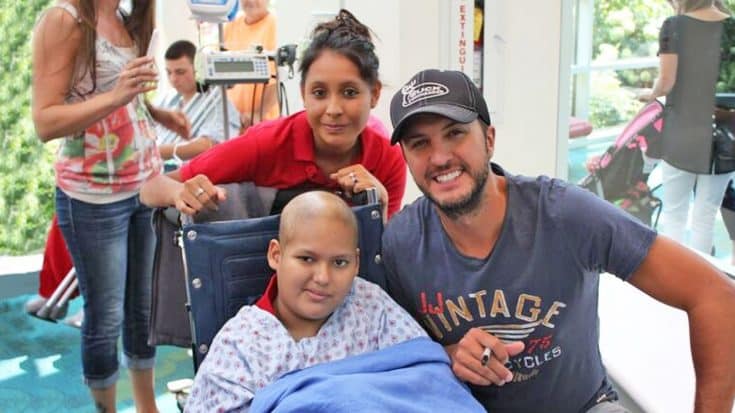 Luke Bryan’s Heartwarming Hospital Visit Gives Kids A Reason To Smile | Country Music Videos