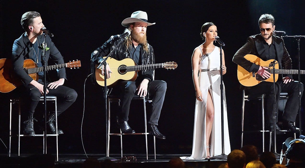 Country Stars Unite On Grammys Stage To Honor Lives Lost In Las Vegas Shooting | Country Music Videos