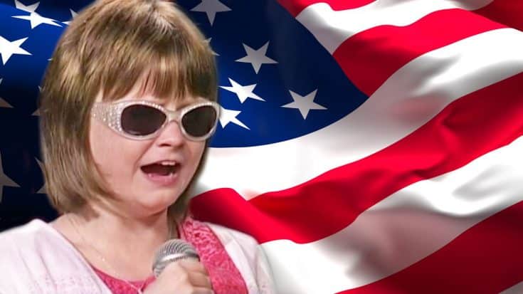 Talented Blind Girl With Cerebral Palsy Delivers A Flawless National Anthem | Country Music Videos