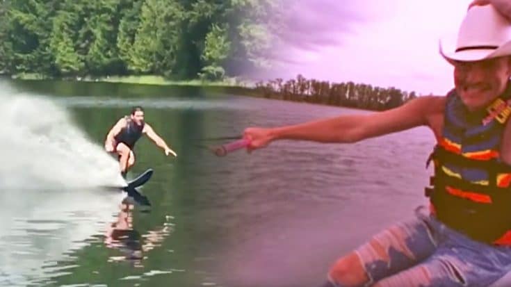 Mike Fisher Channels Alan Jackson In Epic Water Skiing Video | Country Music Videos