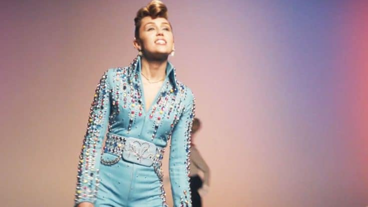 Miley Cyrus Sounds Different In Elvis-Inspired “Younger Now” Video | Country Music Videos