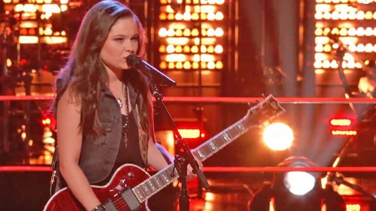 Teenage Rocker Comes Out Victorious In ‘American Woman’ ‘Voice’ Battle | Country Music Videos