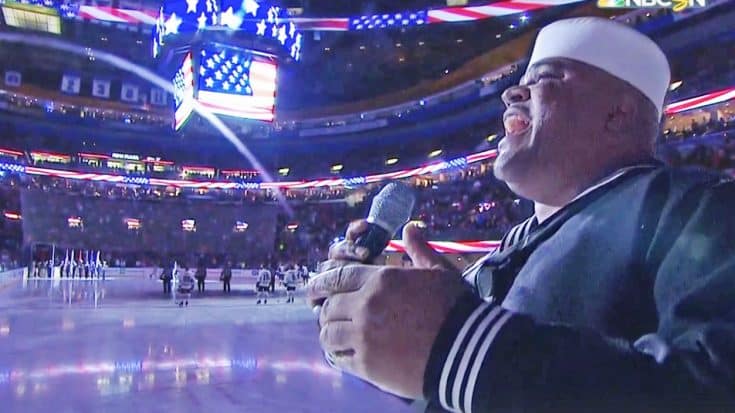 Explosive National Anthem Sung Before NHL Game Will Make You Proud To Be An American | Country Music Videos