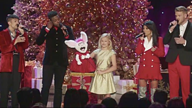 Darci Lynne’s Puppet Sings ‘O Easter Egg’ During Pentatonix Christmas Concert In 2017 | Country Music Videos