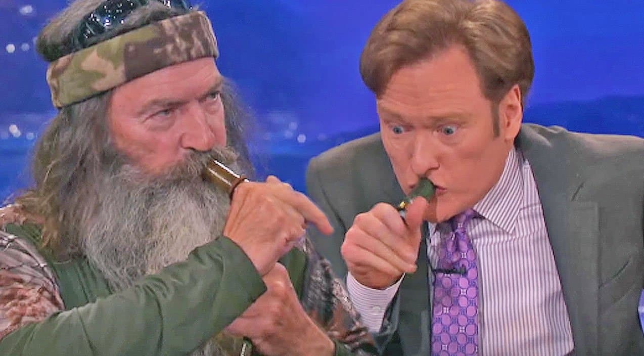 Conan O’Brien Attempts To Master The Art Of Duck Calling, What Happens Next Is PRICELESS! | Country Music Videos