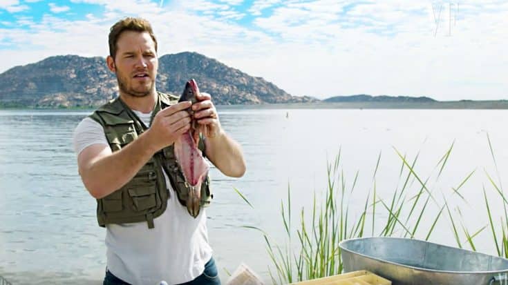 Chris Pratt Gives Hysterical Lesson On How To Gut A Fish | Country Music Videos