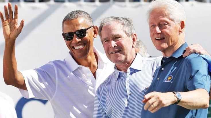 Internet Goes Crazy When Former Presidents Obama, Bush and Clinton Unite | Country Music Videos