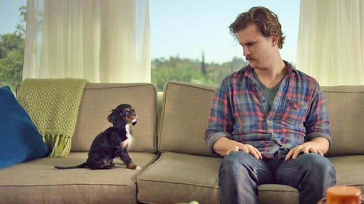 A Man Falling In Love With His New Puppy Will Melt Your Heart (WATCH) | Country Music Videos