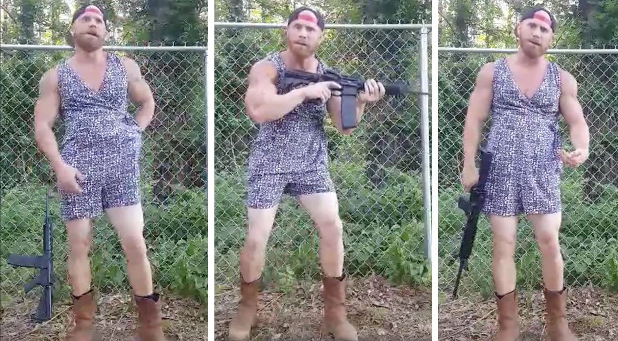 Redneck Gets Over 25 Million Views Reviewing The Romper For Men Trend.