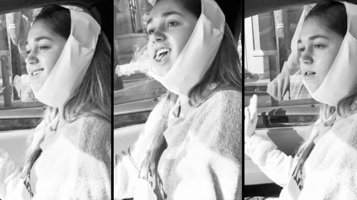 Sadie Robertson Busts Out Hysterical Dance Moves In Post-Wisdom Tooth Surgery Video | Country Music Videos