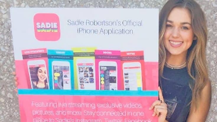 Sadie Robertson Drops New iPhone App | Country Music Videos