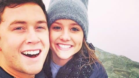 Scotty McCreery Shares Snuggly Snapshot Of Date Night With Girlfriend | Country Music Videos
