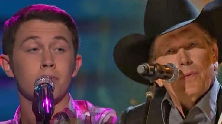 Scotty McCreery Pays Tribute To George Strait Singing His Song ‘Check Yes Or No’ | Country Music Videos