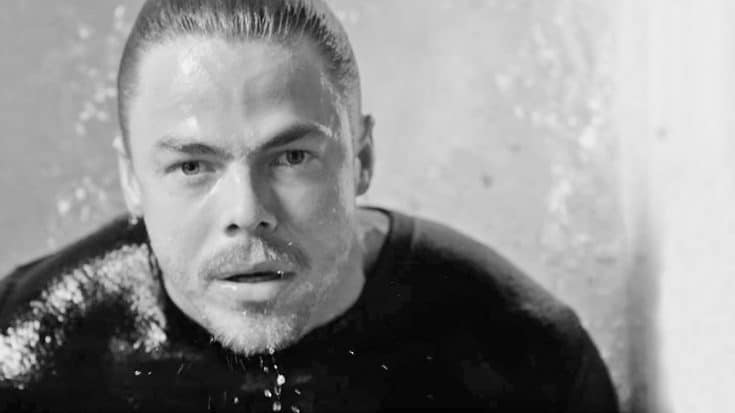 Derek Hough Gets Wet & Shows Off Insane Vocals In Passionate New Music Video | Country Music Videos