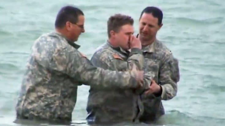 U.S. Army Soldier’s Emotional Baptism Amidst Iraq War Will Give You Chills | Country Music Videos
