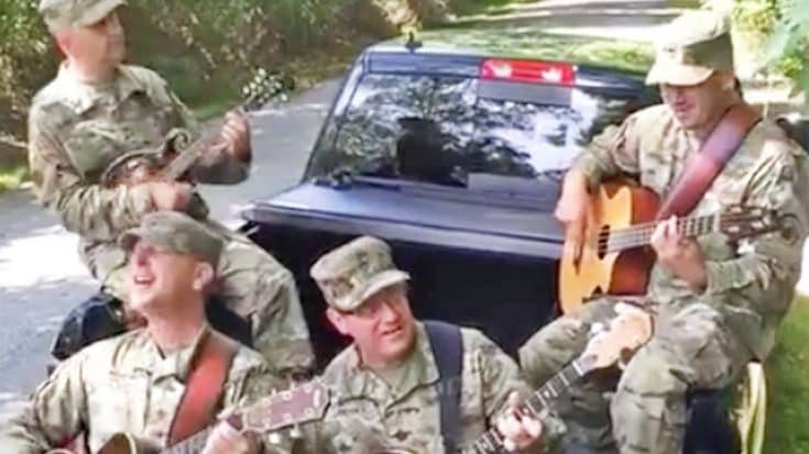 These Soldiers Jamming Out To ‘Country Roads’ Will Melt Your Heart | Country Music Videos
