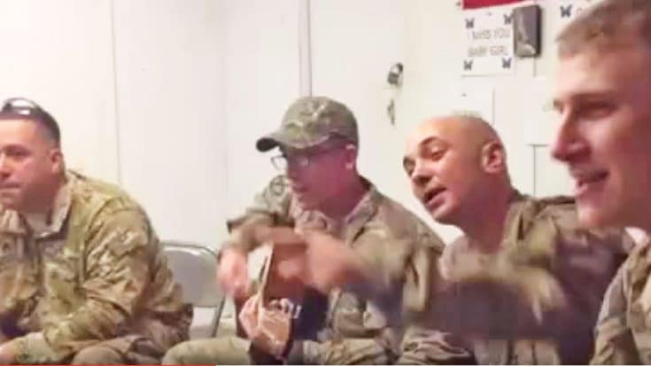Deployed Father & Fellow Soldiers Serenade Heartbroken Daughter On Facetime | Country Music Videos