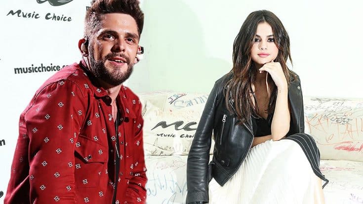Thomas Rhett Opens Up About New Ties To Pop Superstar Selena Gomez | Country Music Videos