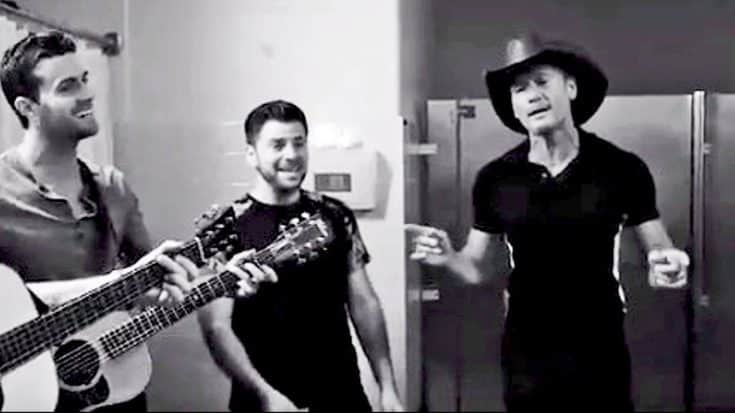 Tim McGraw Joins The Shadowboxers For Bathroom Sing-Along | Country Music Videos