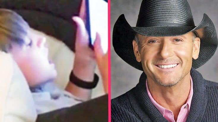 Tim McGraw’s Unsuspecting Nephew Caught Singing Along To Faith Hill Duet | Country Music Videos