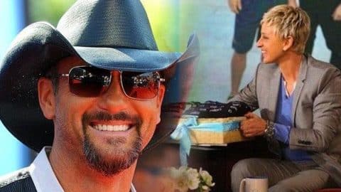 Tim McGraw Tries to Scare Ellen (VIDEO) | Country Music Videos