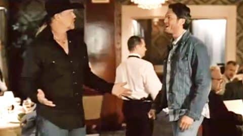 Blake Shelton Trace Adkins Ruin Black Tie Affair In Hillbilly Bone Music Video Country Rebel