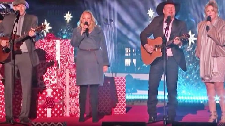 Garth & Trisha Team Up With James Taylor For Tear-Jerking Holiday Performance | Country Music Videos