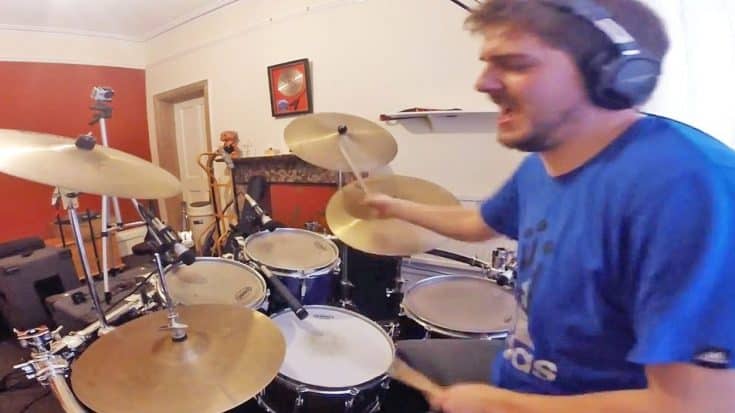 UK Rocker Wins The Day With Invigorating Drum Cover Of ‘Sweet Home Alabama’ | Country Music Videos